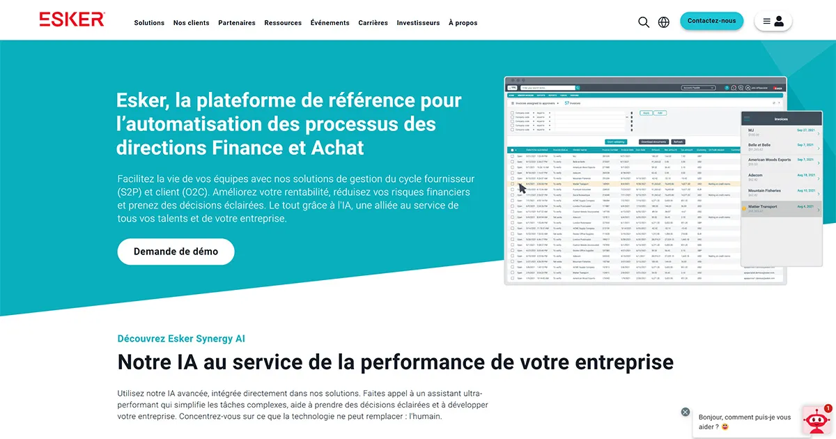 Visuel 1 publié par ESKER sur son site